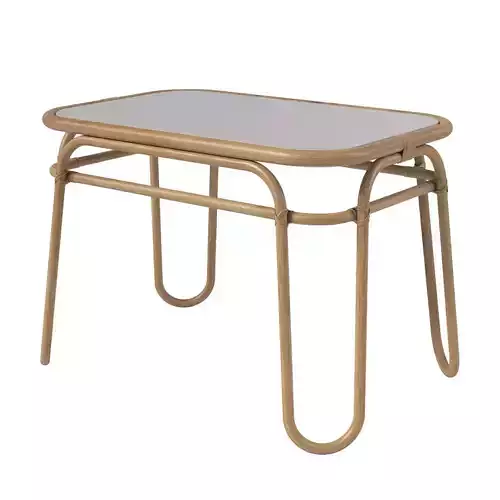 OYOY Rainbow Childrens Rattan Table