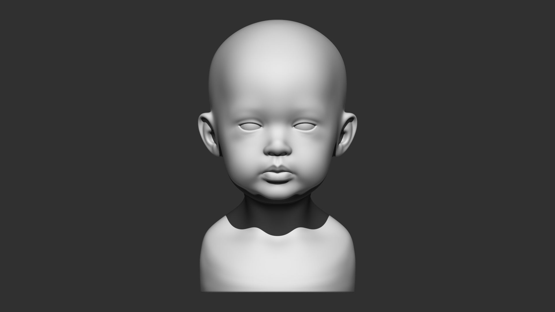 childhead 3d print 3D model_4