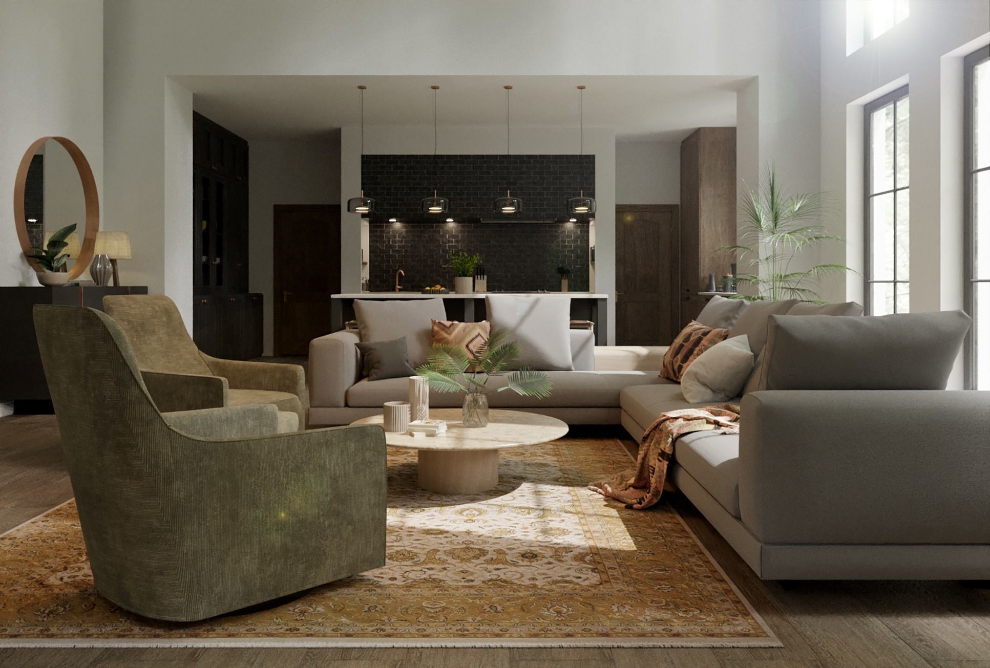 Realistic Deatiled Interior 3D model_10