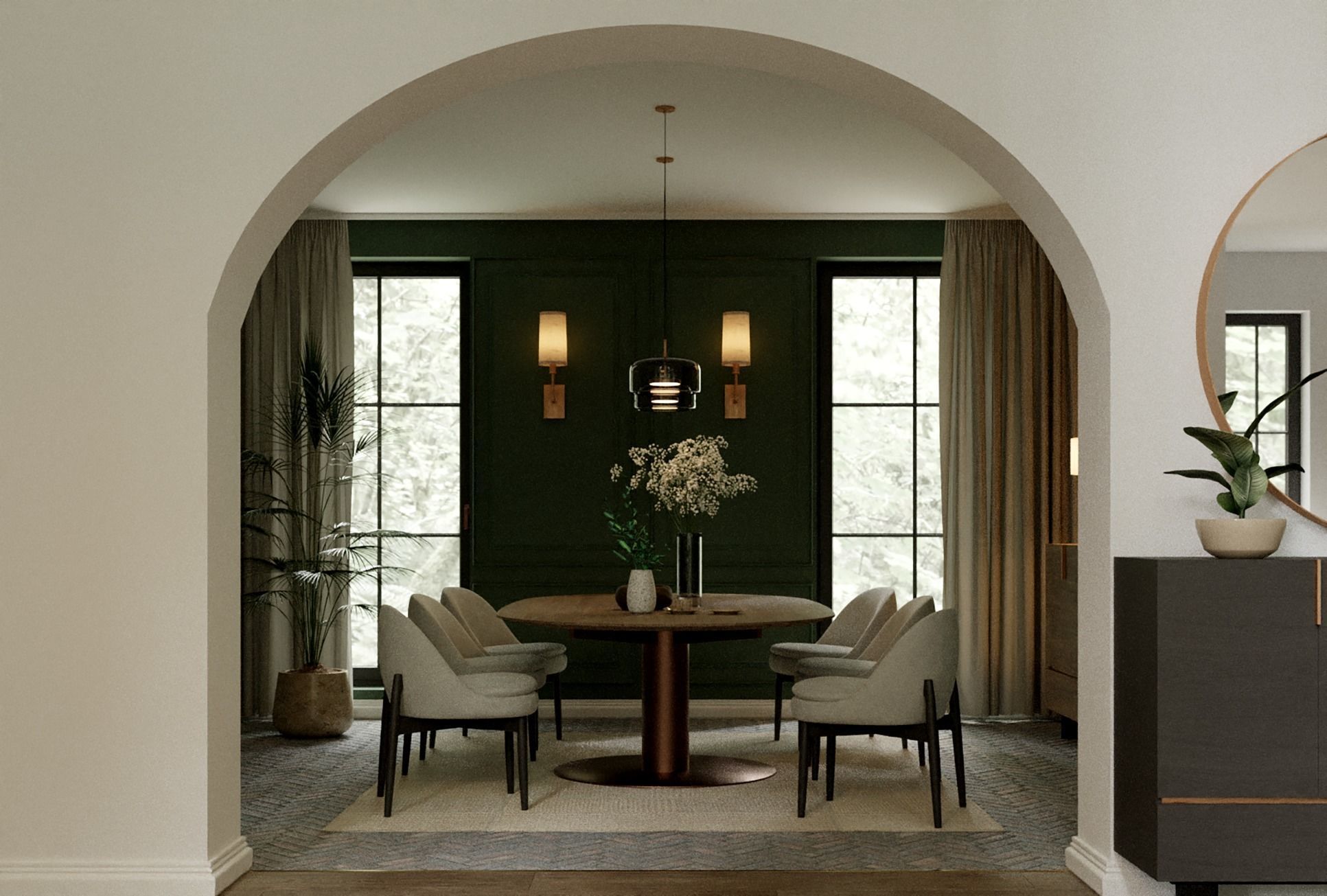 Realistic Deatiled Interior 3D model_4