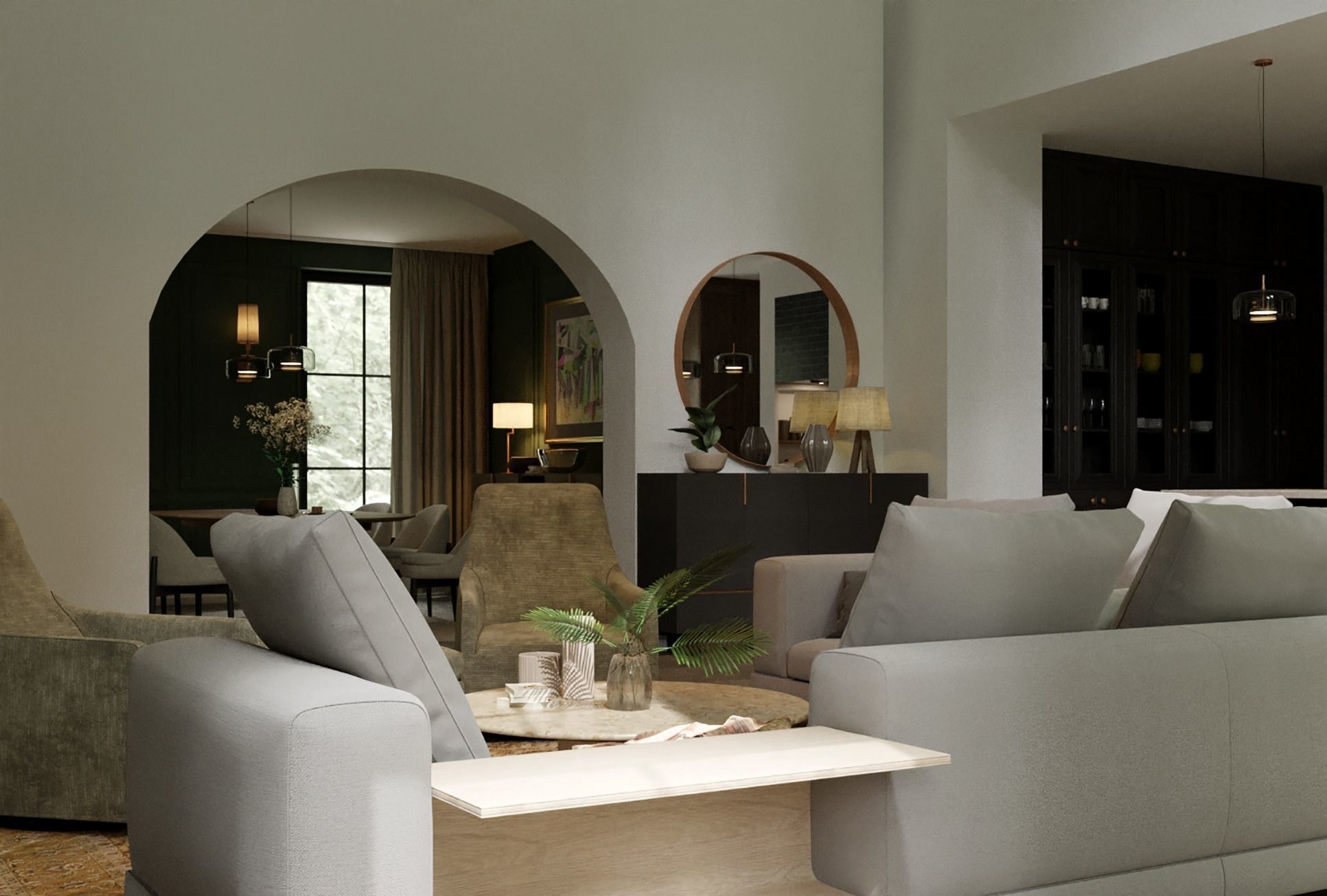 Realistic Deatiled Interior 3D model_8