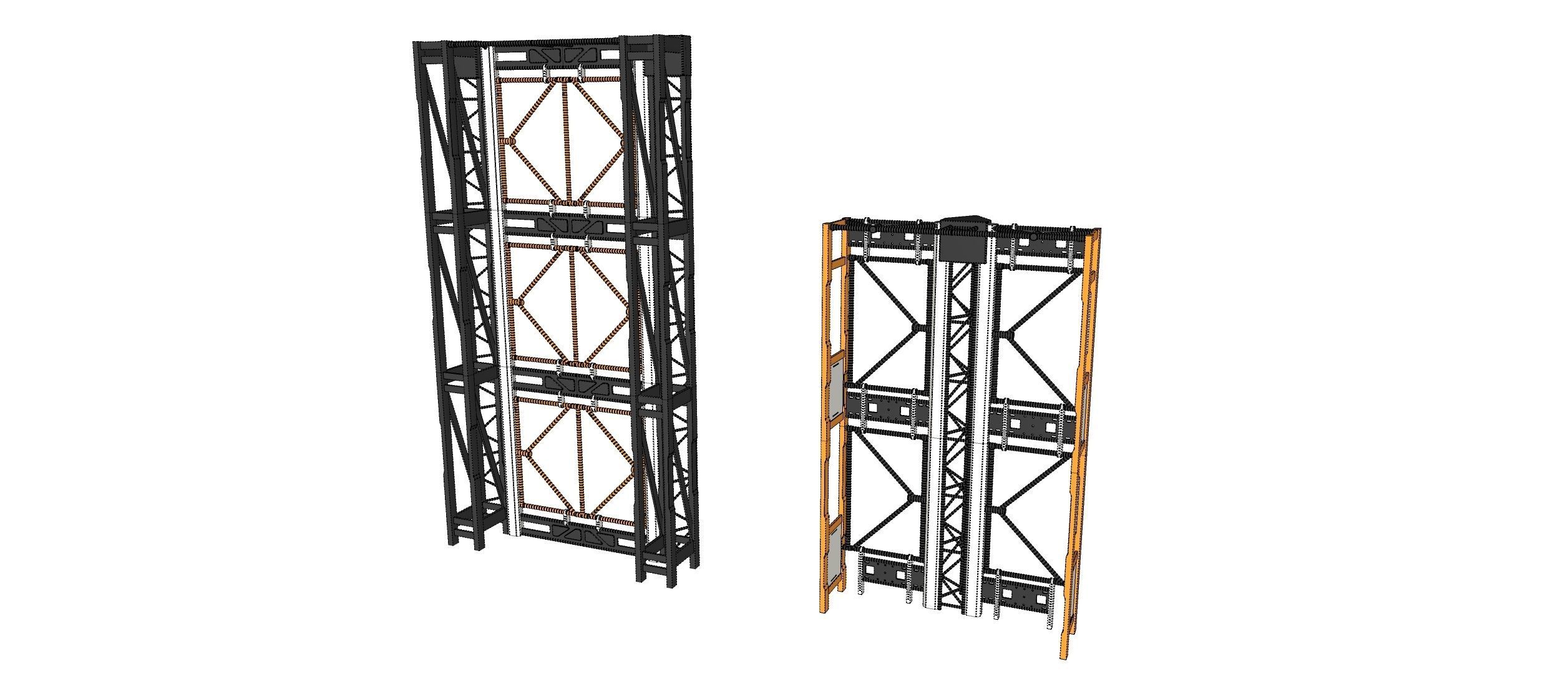 sci-fi Architecture kitbash 43 3D model_14