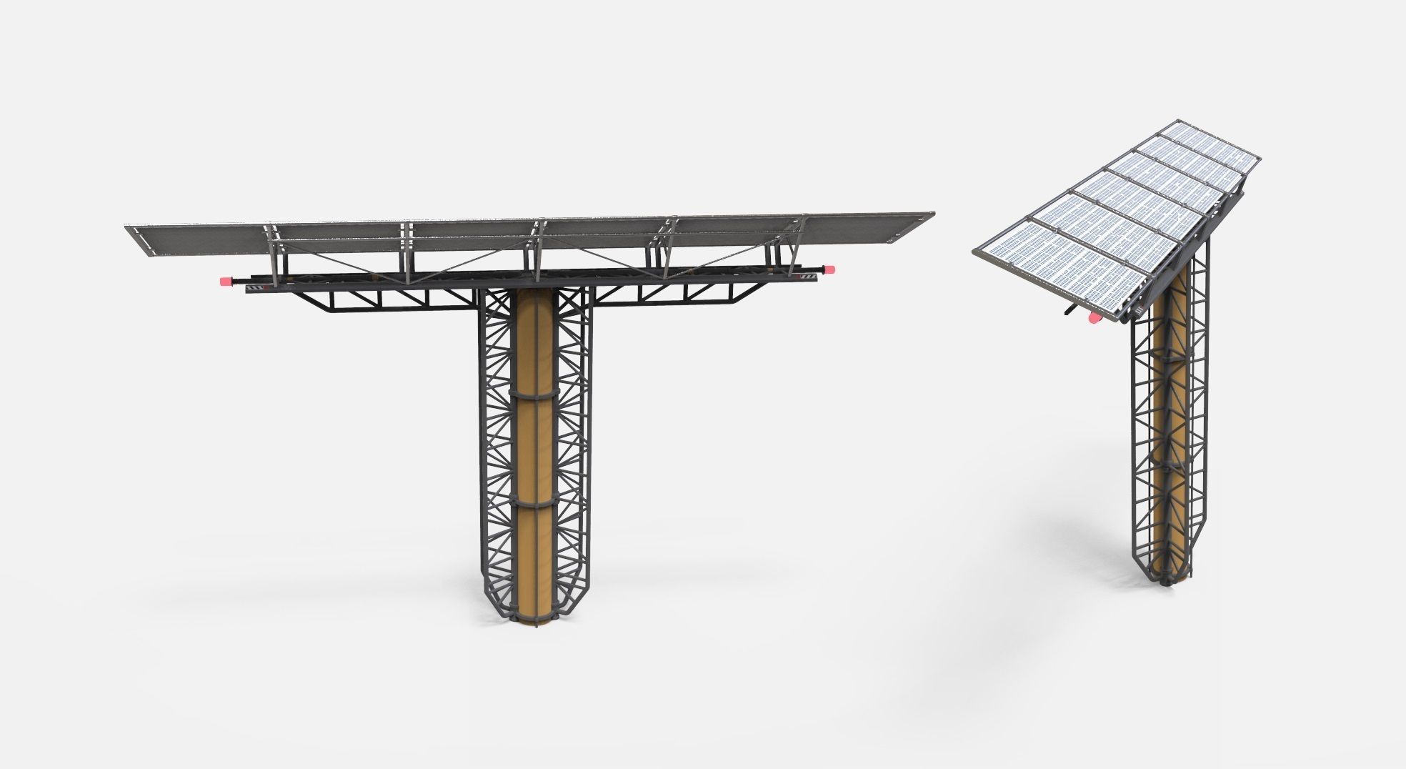 sci-fi Architecture kitbash 43 3D model_6