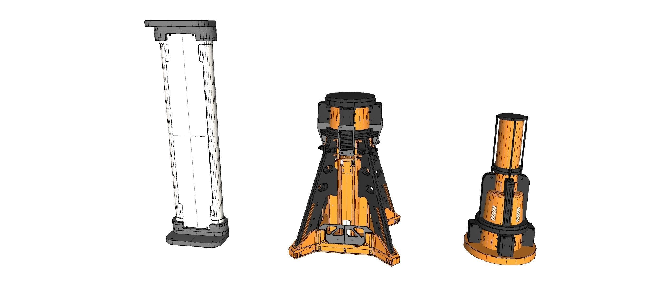 sci-fi Architecture kitbash 43 3D model_19