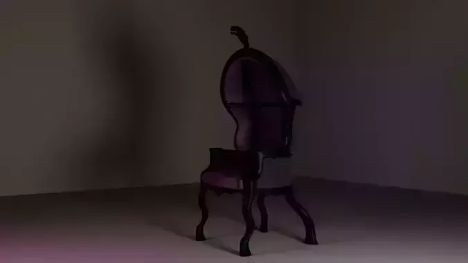 Gothic chair  3D model