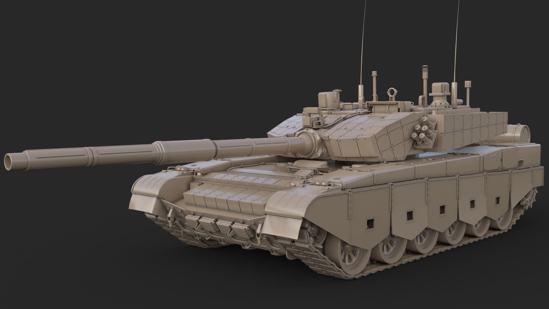 Tank China Type ZTZ 99A MTB Liu Yang 3D model_26