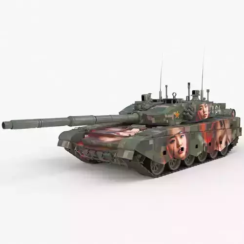 Tank China Type ZTZ 99A MTB Liu Yang 3D model