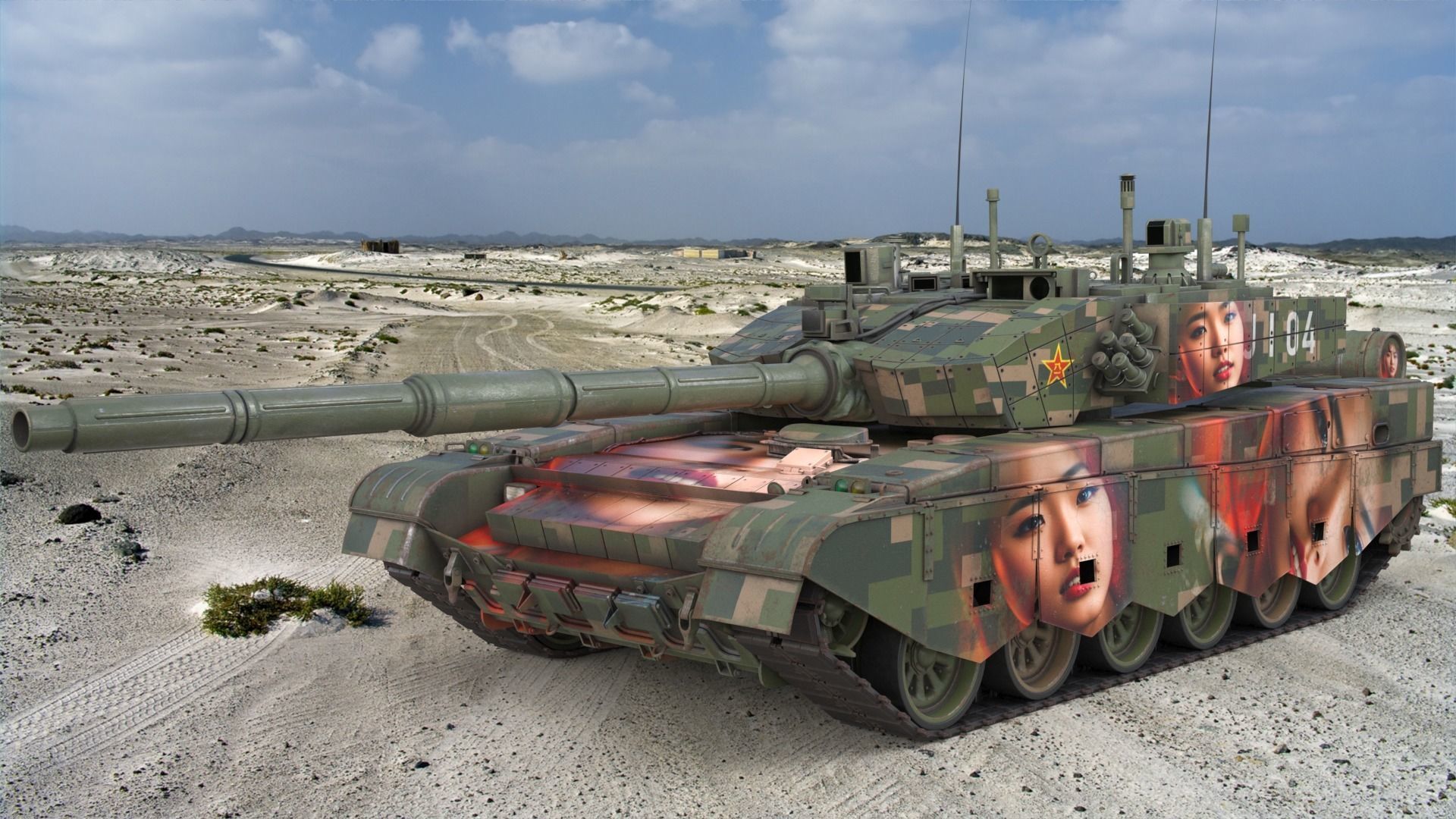 Tank China Type ZTZ 99A MTB Liu Yang 3D model_2