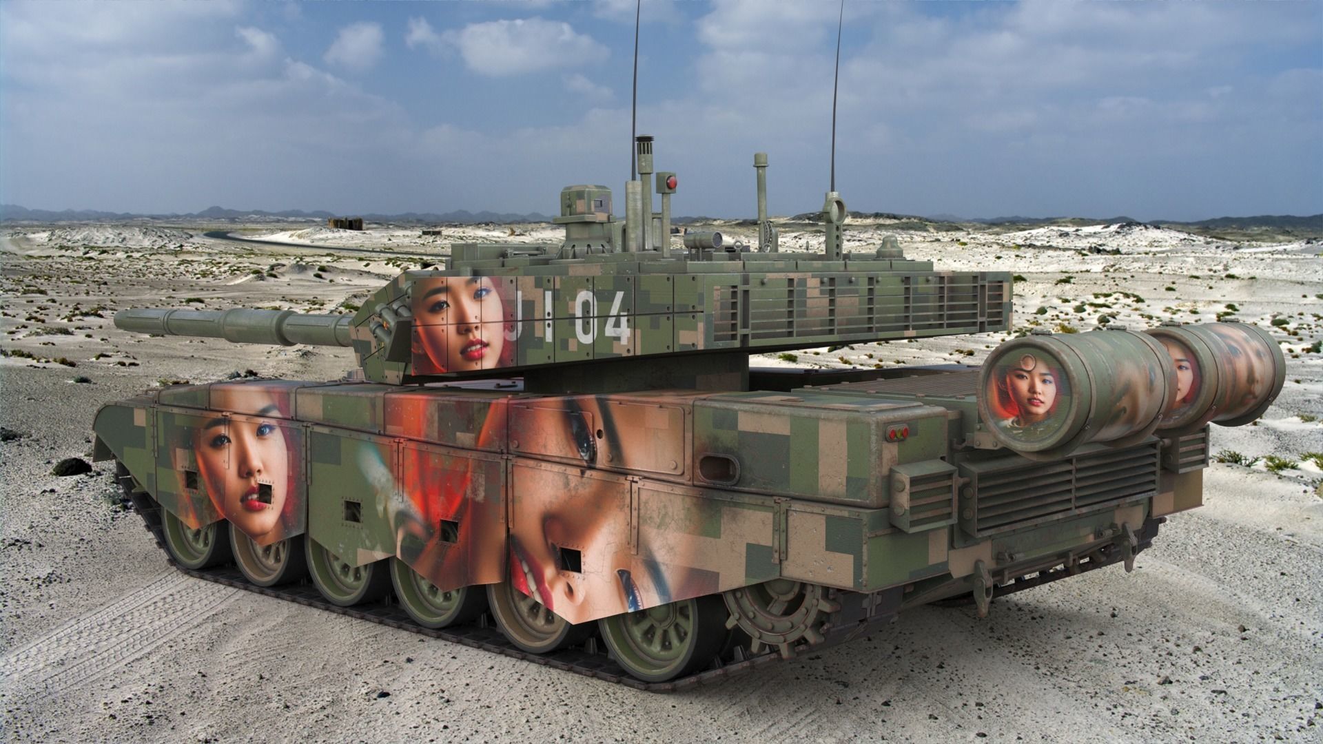 Tank China Type ZTZ 99A MTB Liu Yang 3D model_3