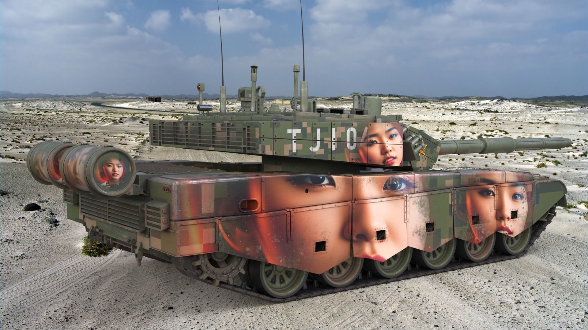 Tank China Type ZTZ 99A MTB Liu Yang 3D model_5