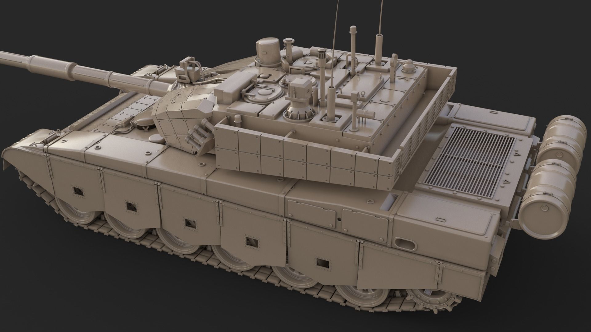 Tank China Type ZTZ 99A MTB Liu Yang 3D model_27
