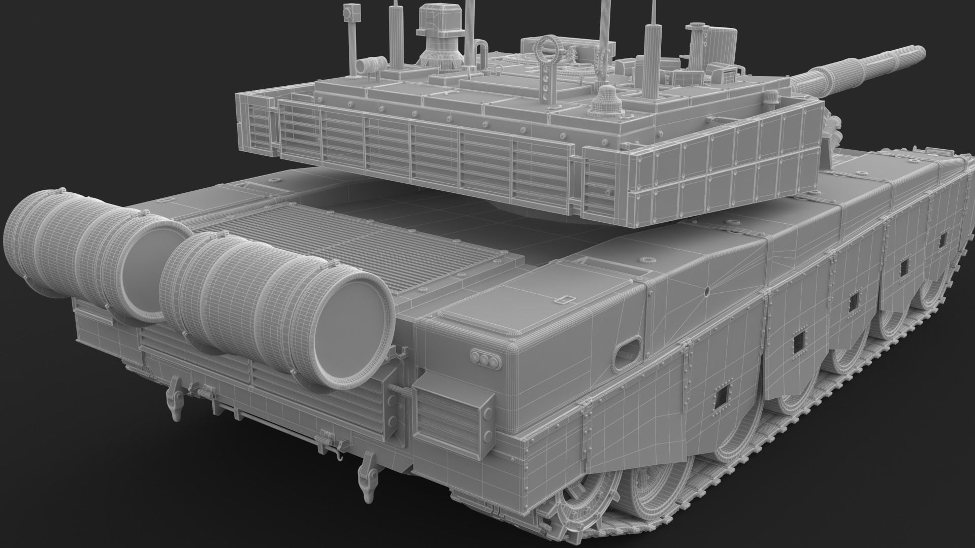 Tank China Type ZTZ 99A MTB Liu Yang 3D model_24