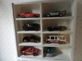 Display cases for 8 ACTION FIGURES or TOY CARS 3D print model_1