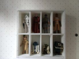 Display cases for 8 ACTION FIGURES or TOY CARS 3D print model_7
