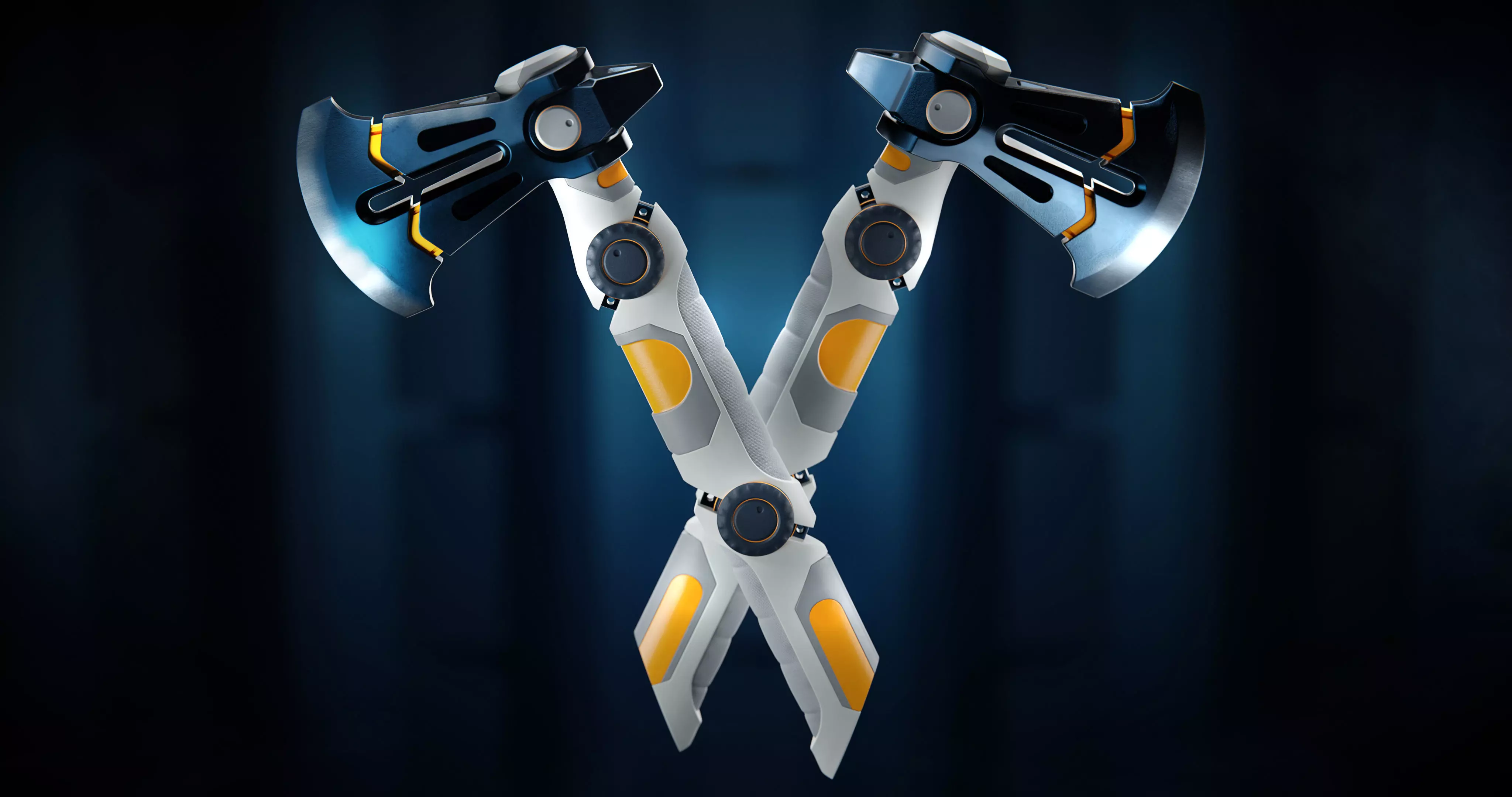 Vibraxe Low-poly 3D model_0