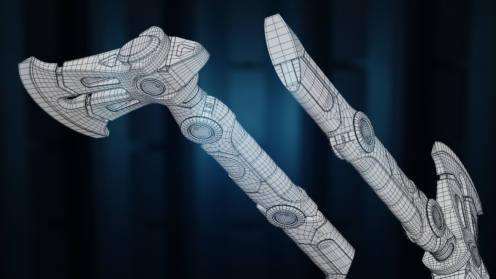 Vibraxe Low-poly 3D model_12