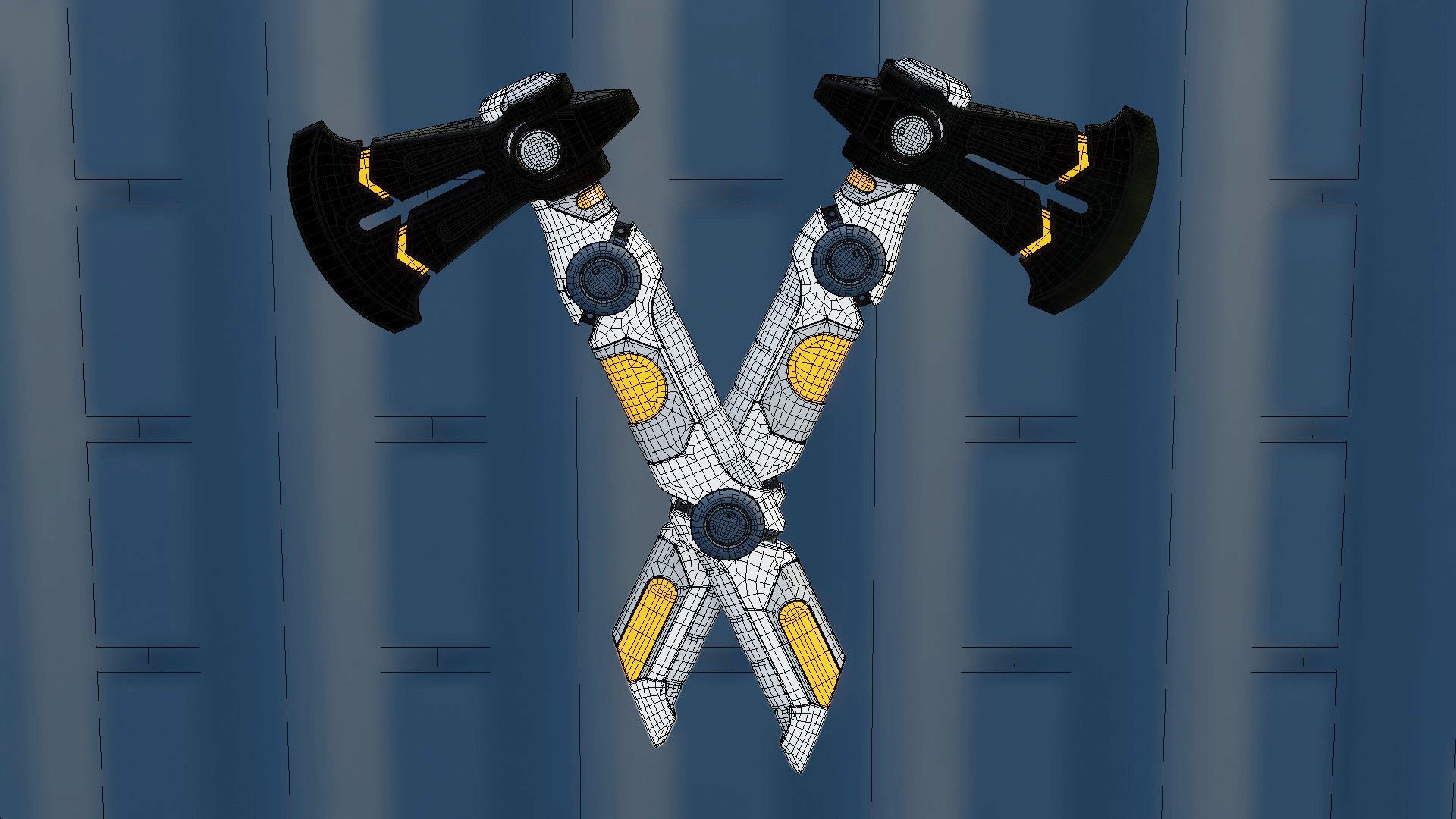 Vibraxe Low-poly 3D model_8