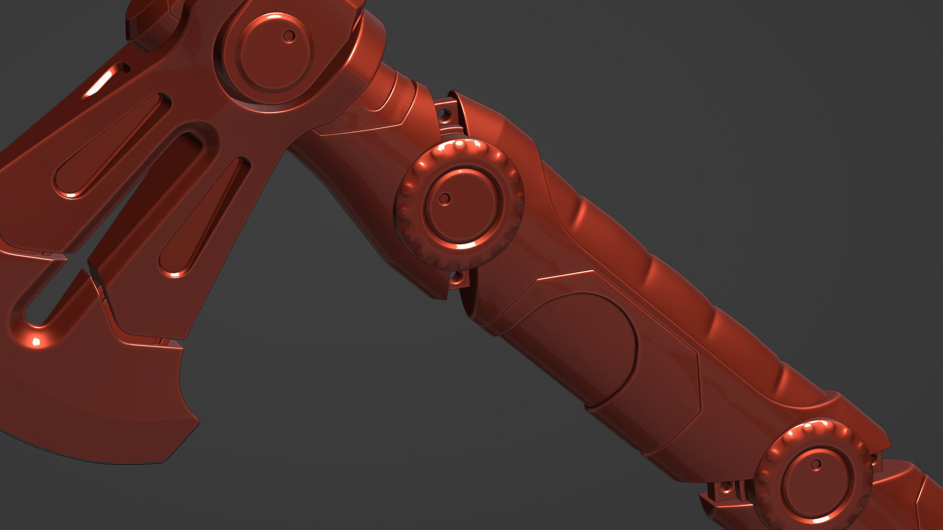 Vibraxe Low-poly 3D model_17