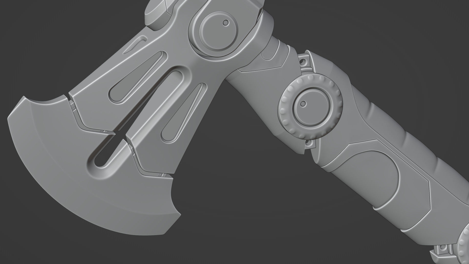 Vibraxe Low-poly 3D model_16