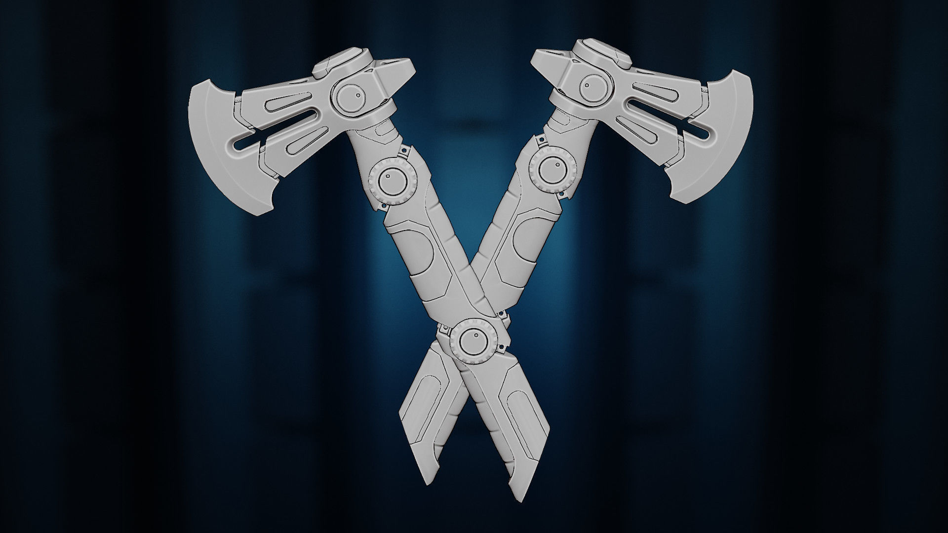 Vibraxe Low-poly 3D model_6