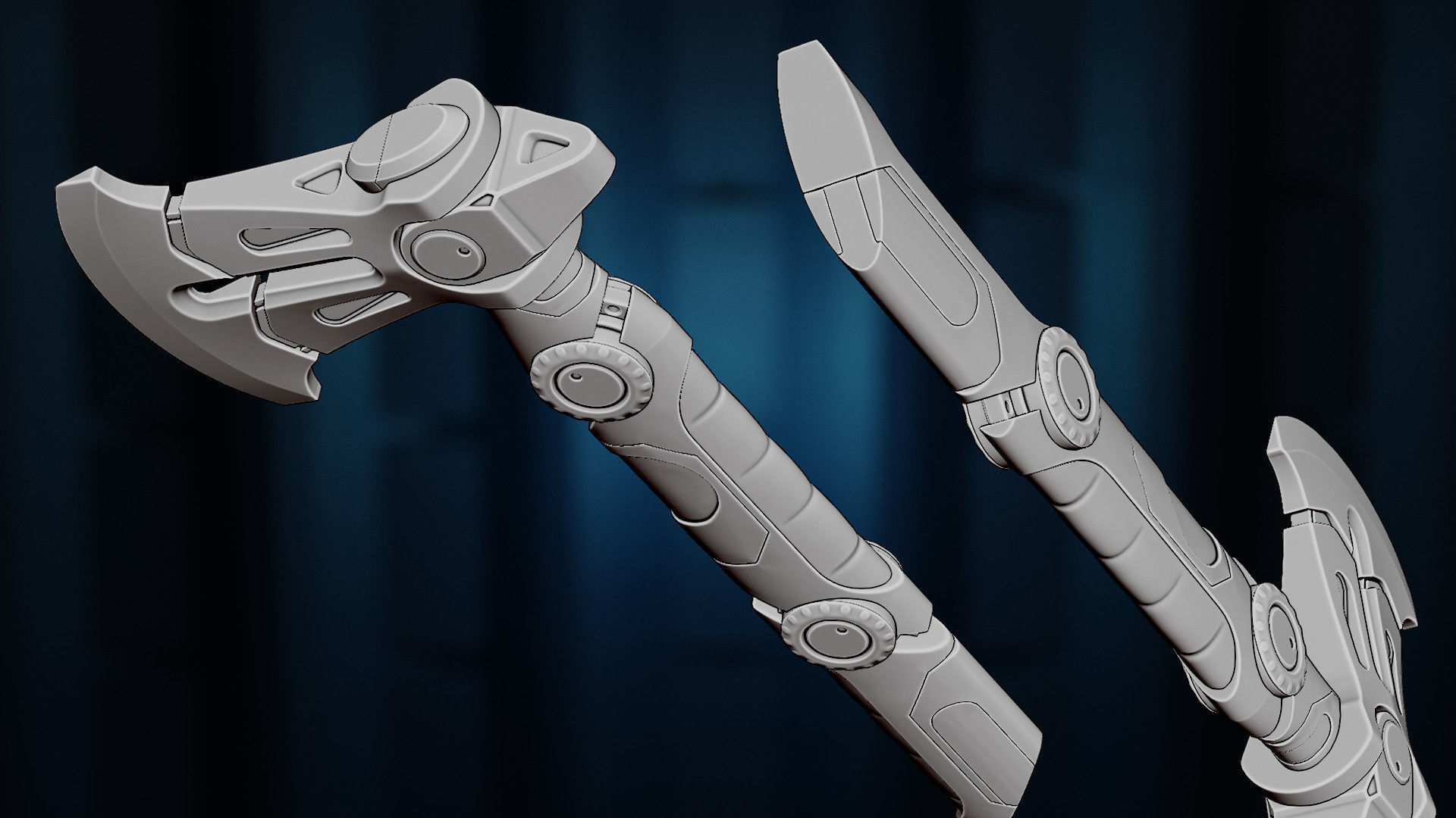 Vibraxe Low-poly 3D model_11