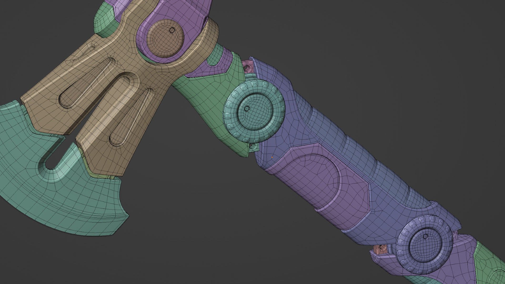 Vibraxe Low-poly 3D model_18