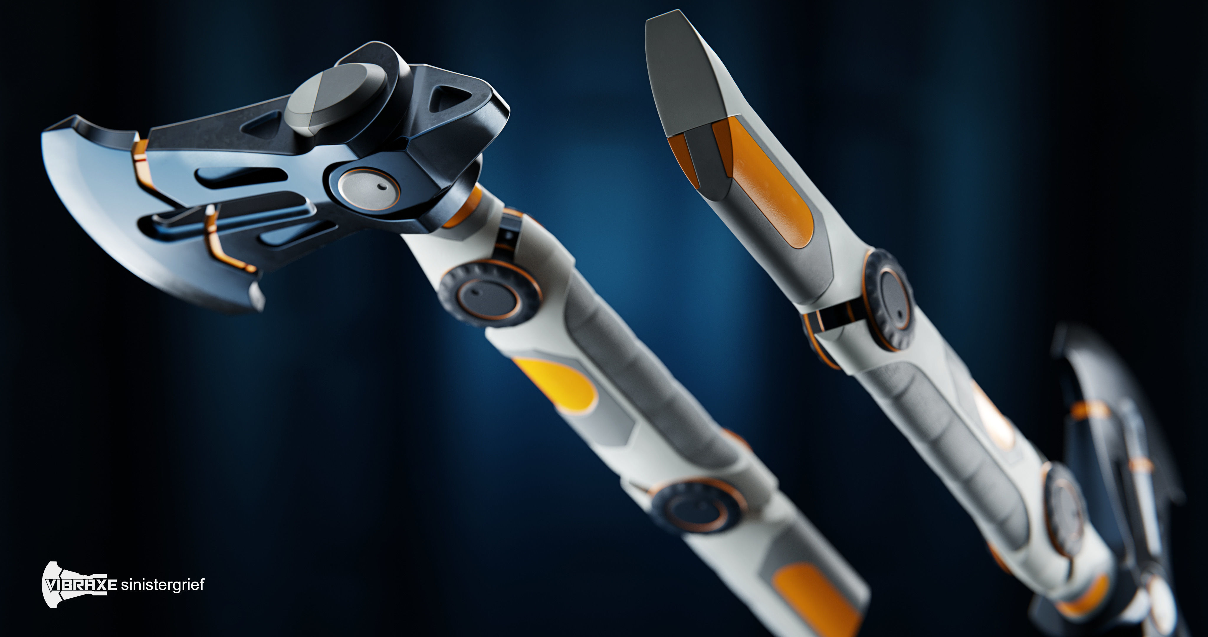 Vibraxe Low-poly 3D model_3