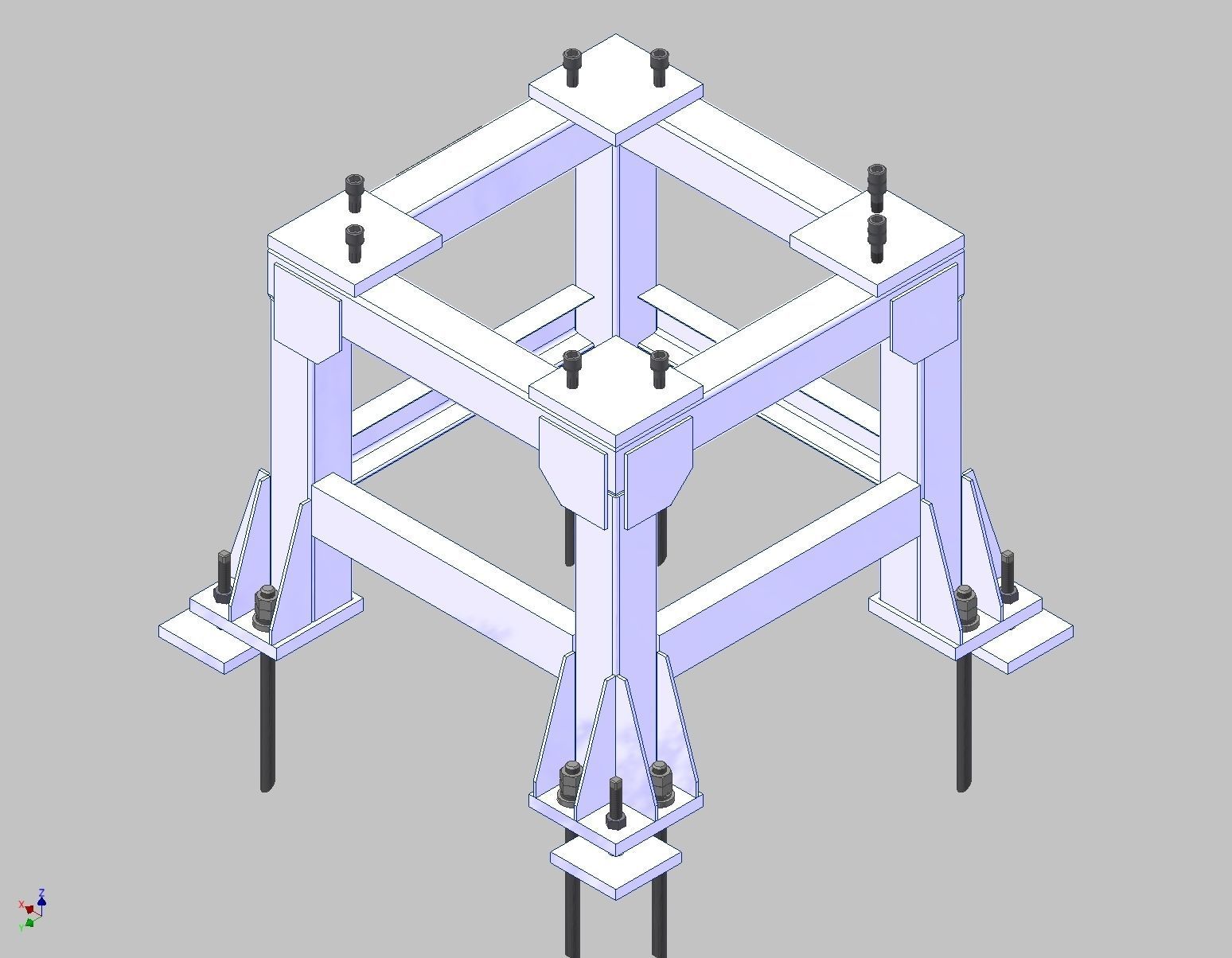 26372-ROBOT BASE BX130X-800 3D model_7