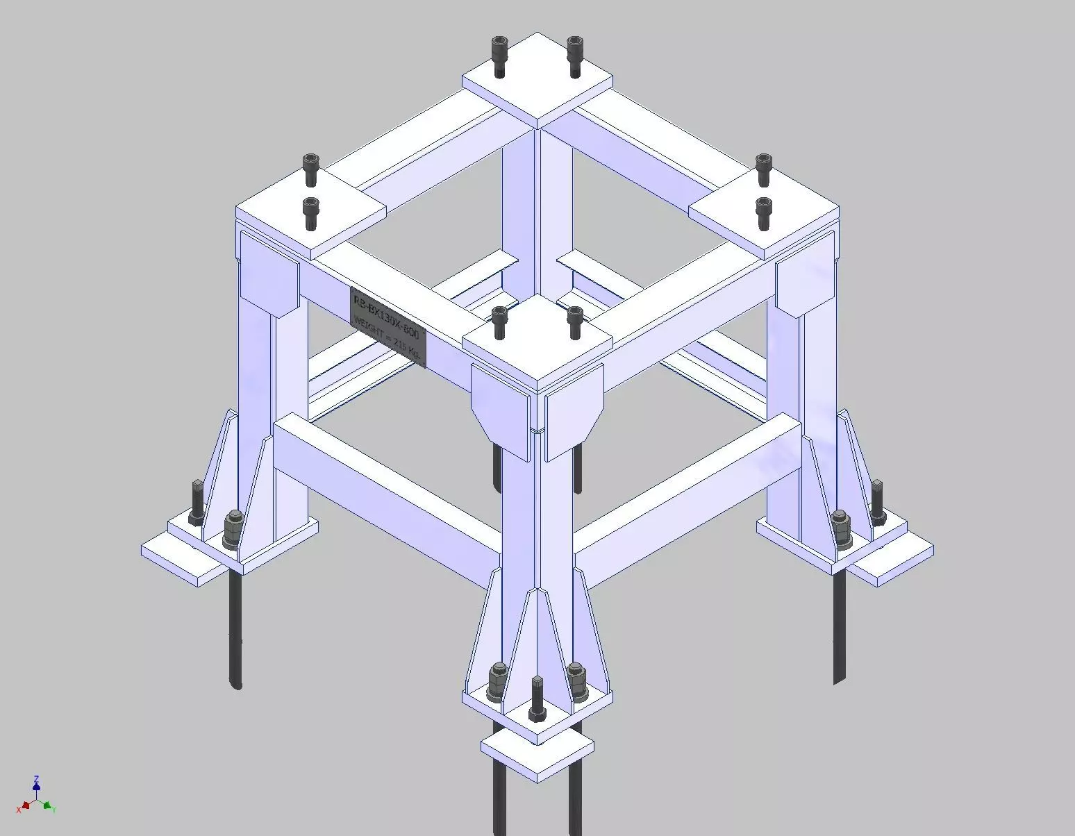 26372-ROBOT BASE BX130X-800 3D model_0
