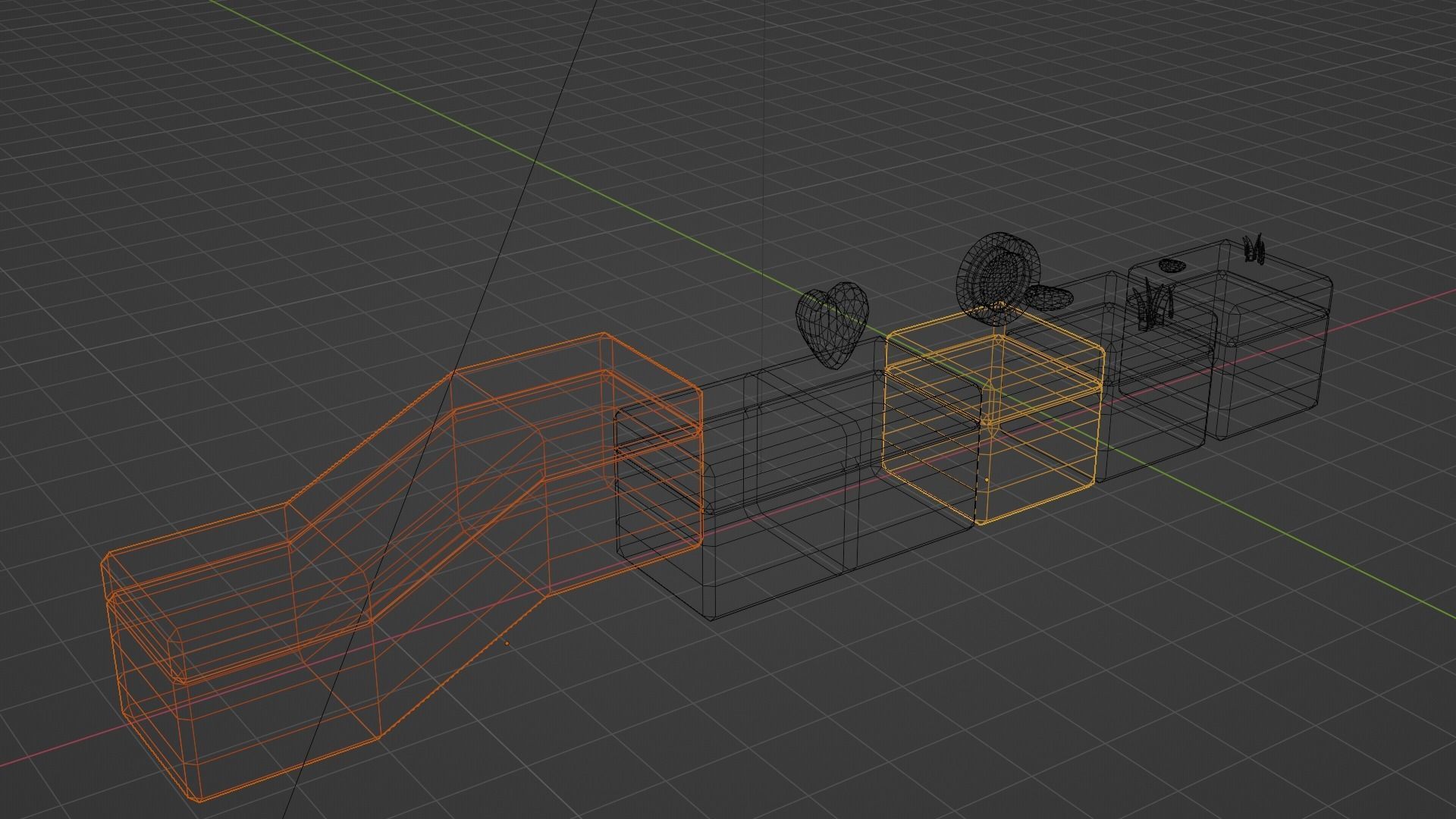 Platformer tiny game asset Low-poly 3D model_4