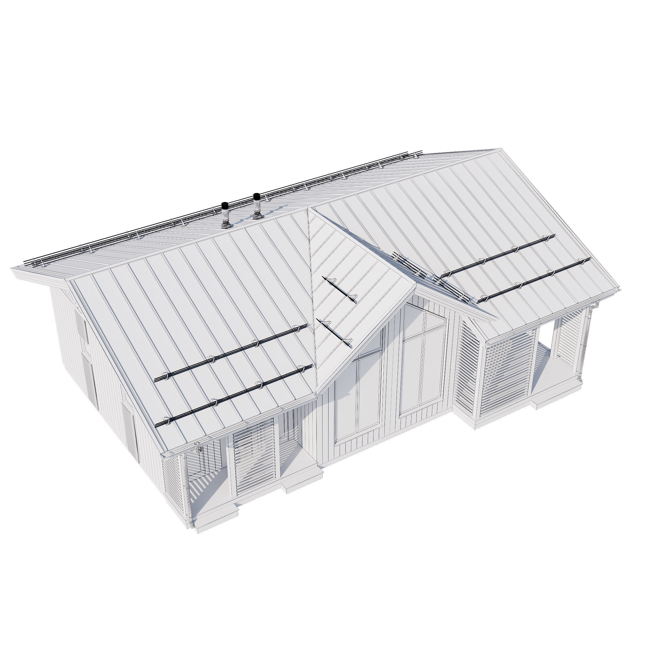 Modern house v57 3D model_30