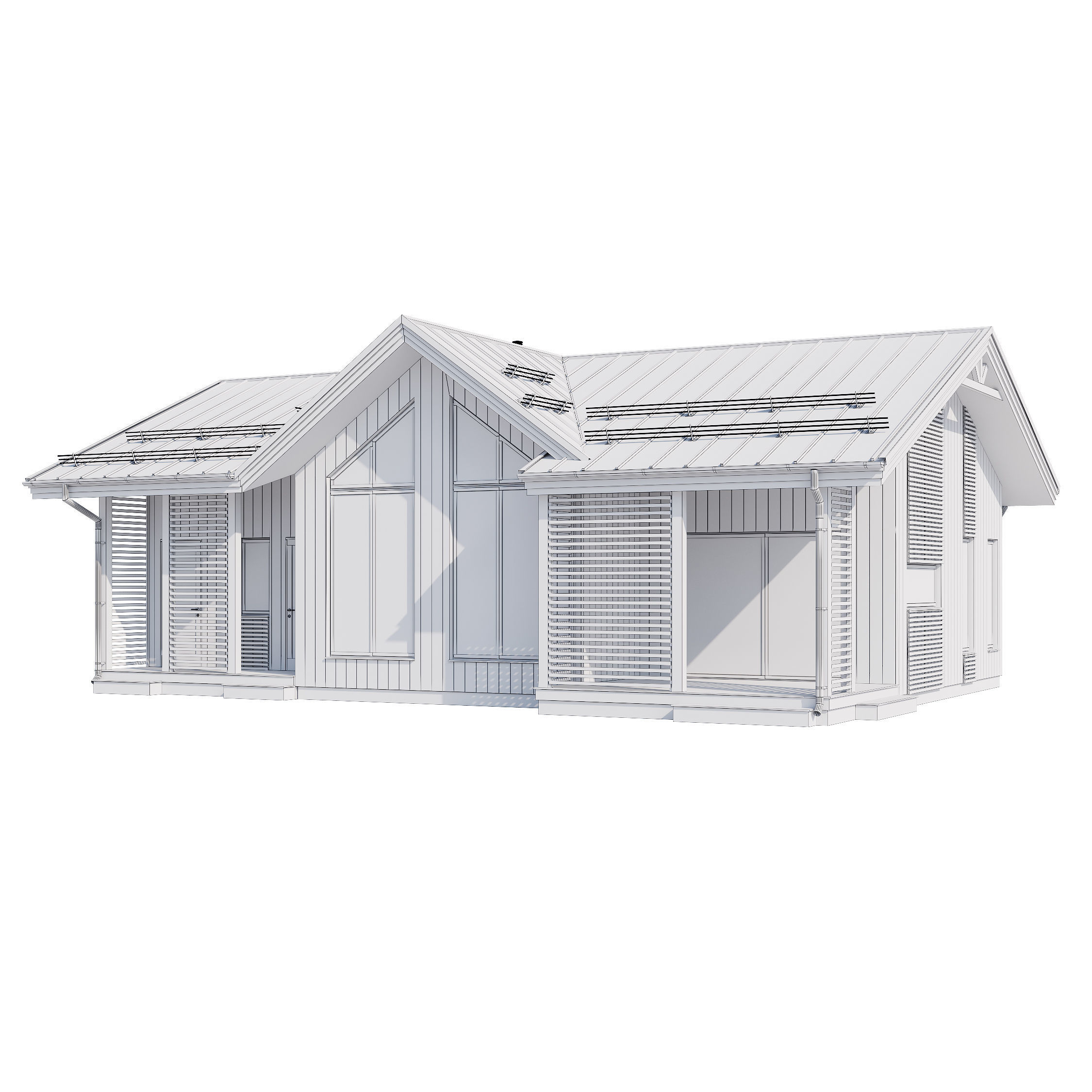 Modern house v57 3D model_25