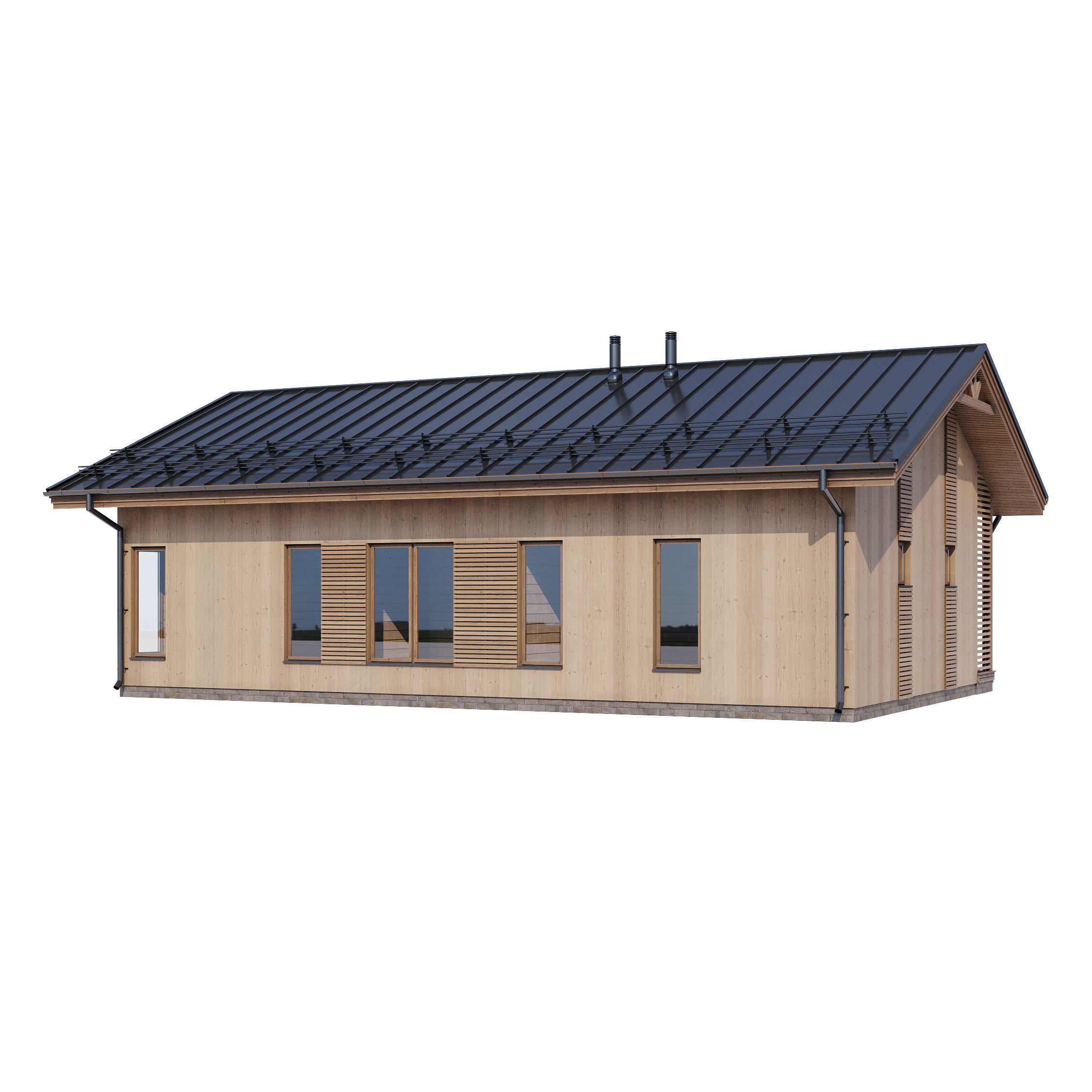 Modern house v57 3D model_14