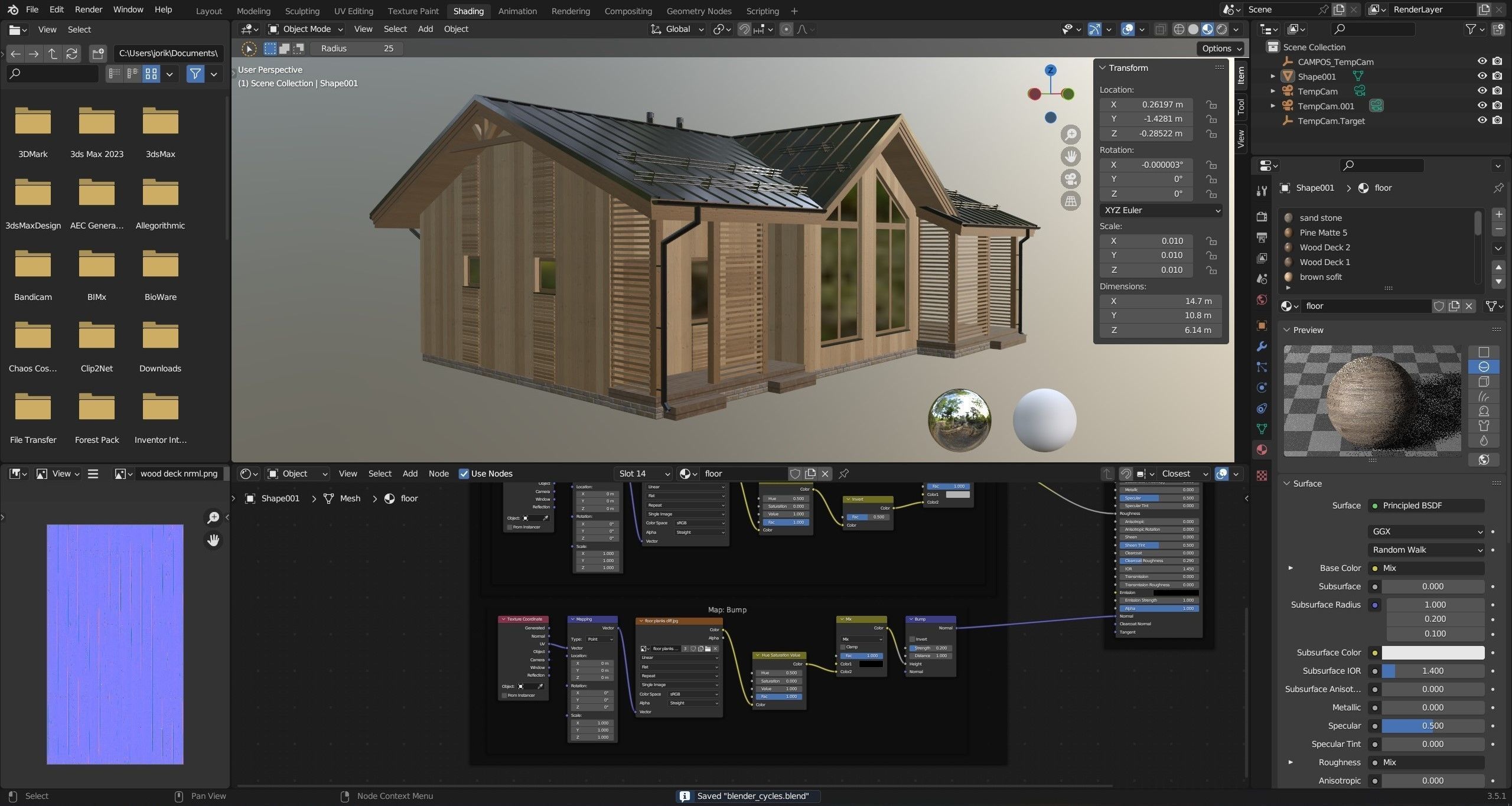 Modern house v57 3D model_4