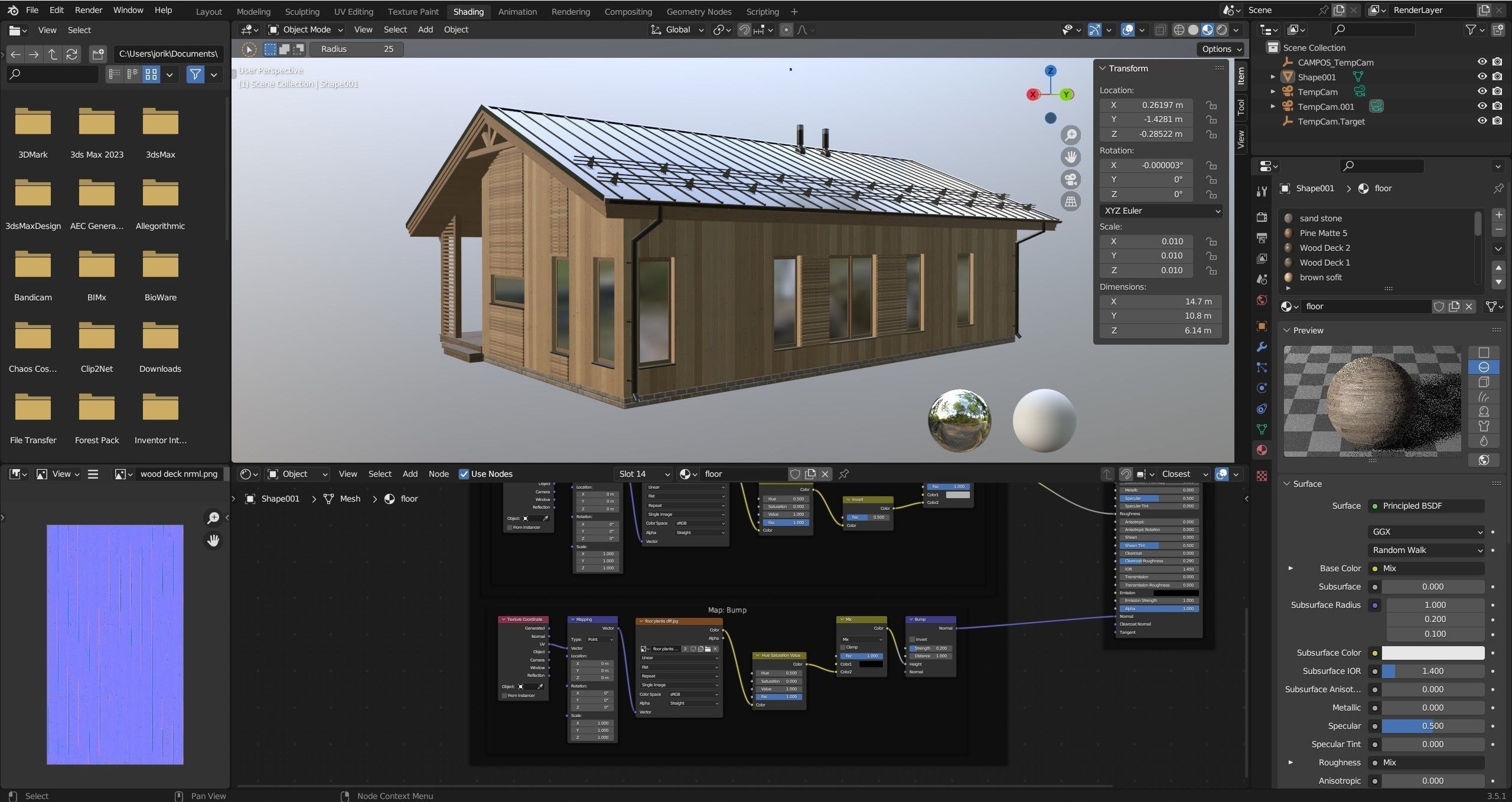 Modern house v57 3D model_5