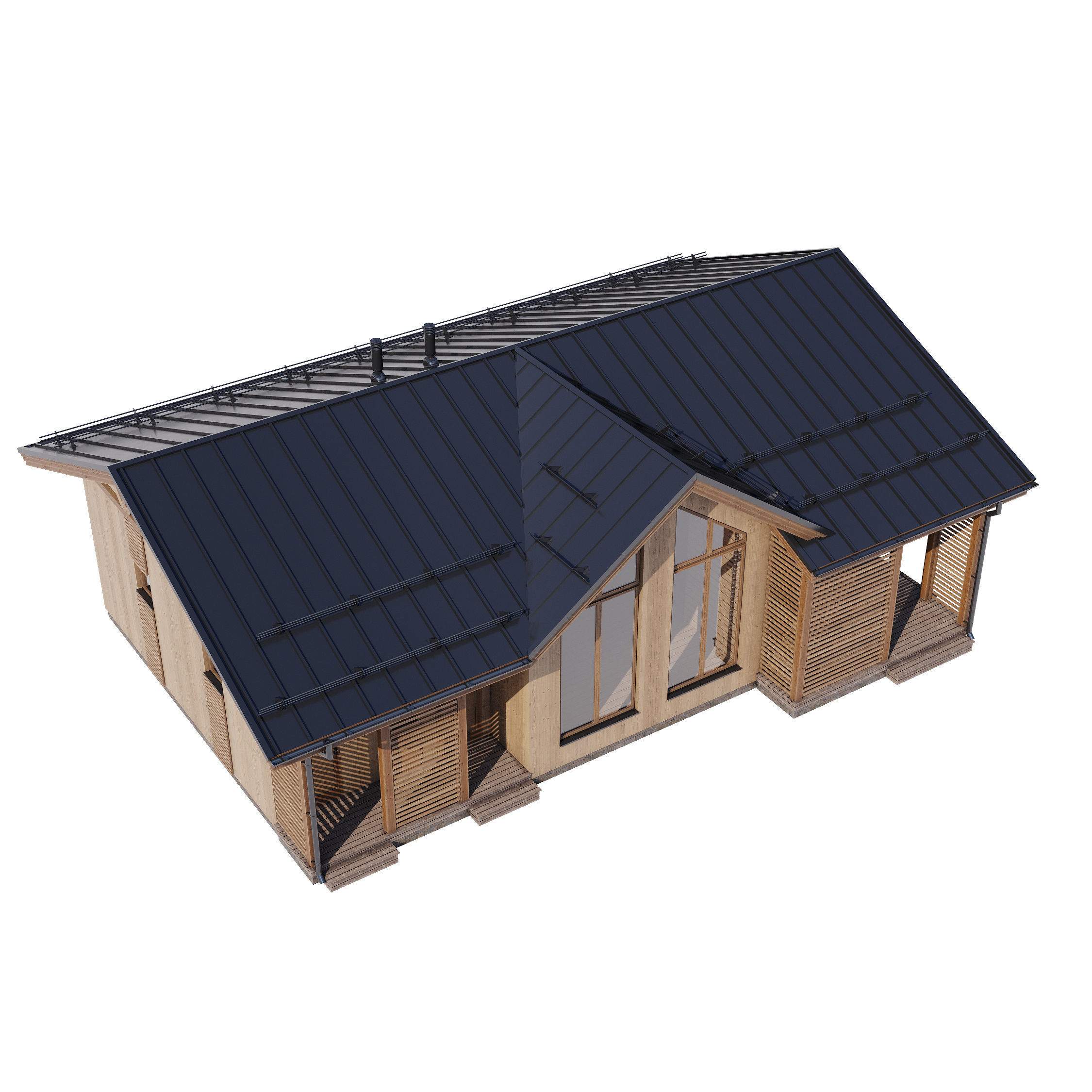 Modern house v57 3D model_20