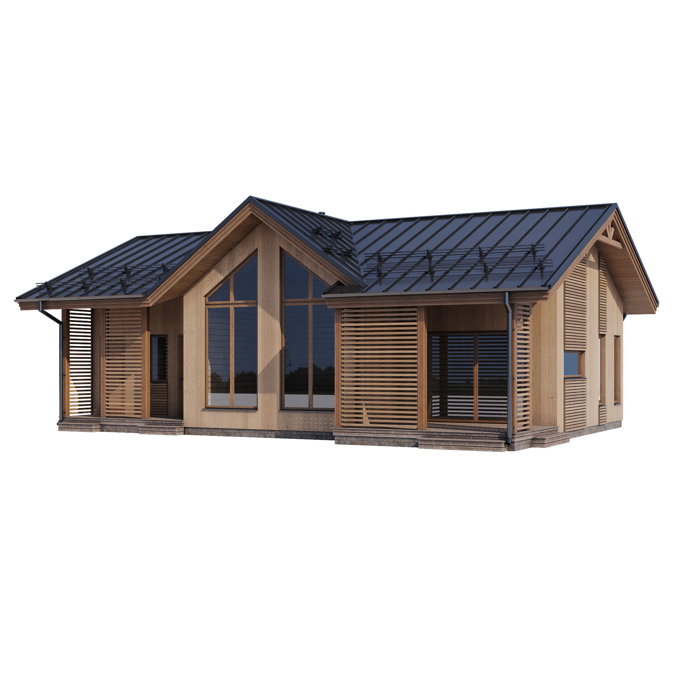 Modern house v57 3D model_15