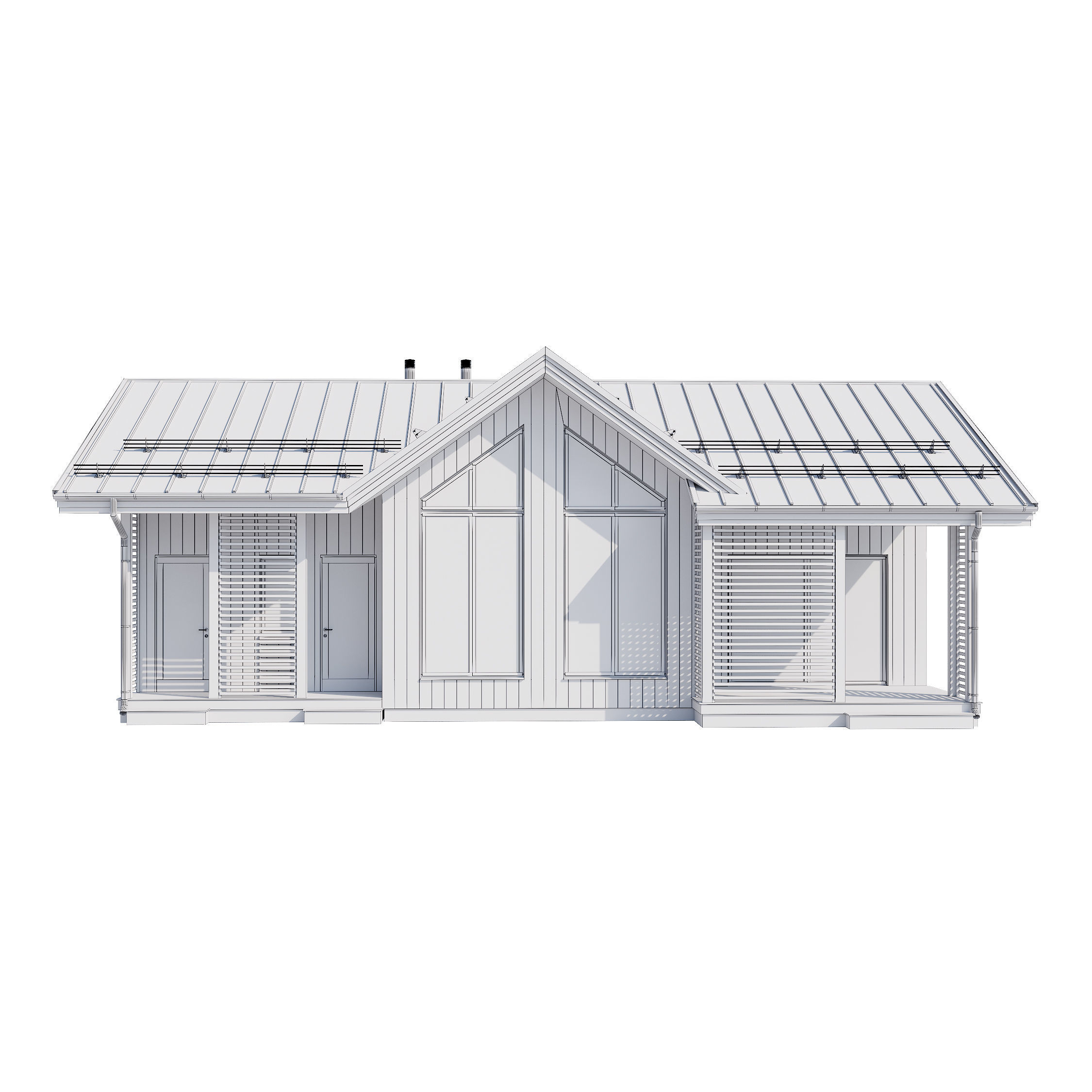 Modern house v57 3D model_26