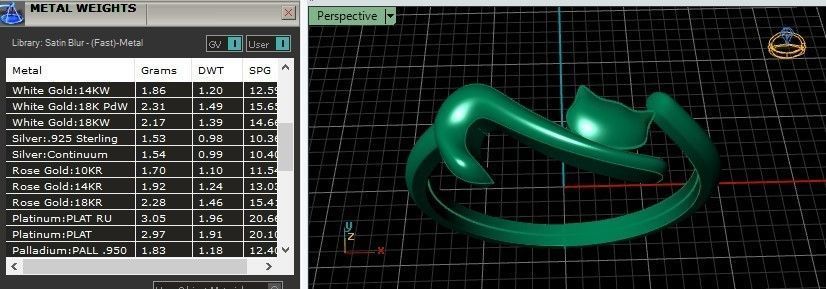 minimal cat ring 113-MW 3D print model_19