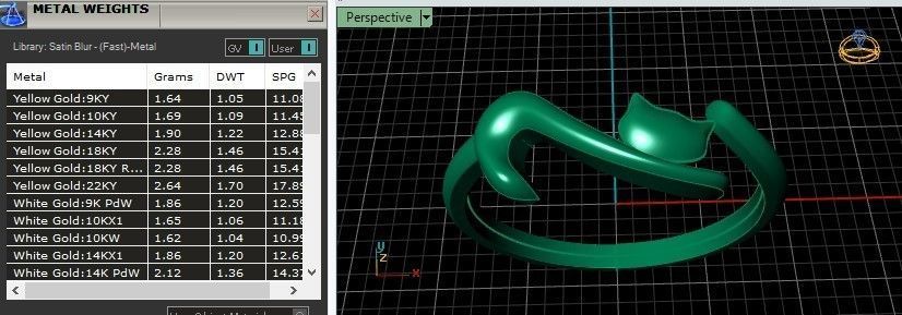 minimal cat ring 113-MW 3D print model_18