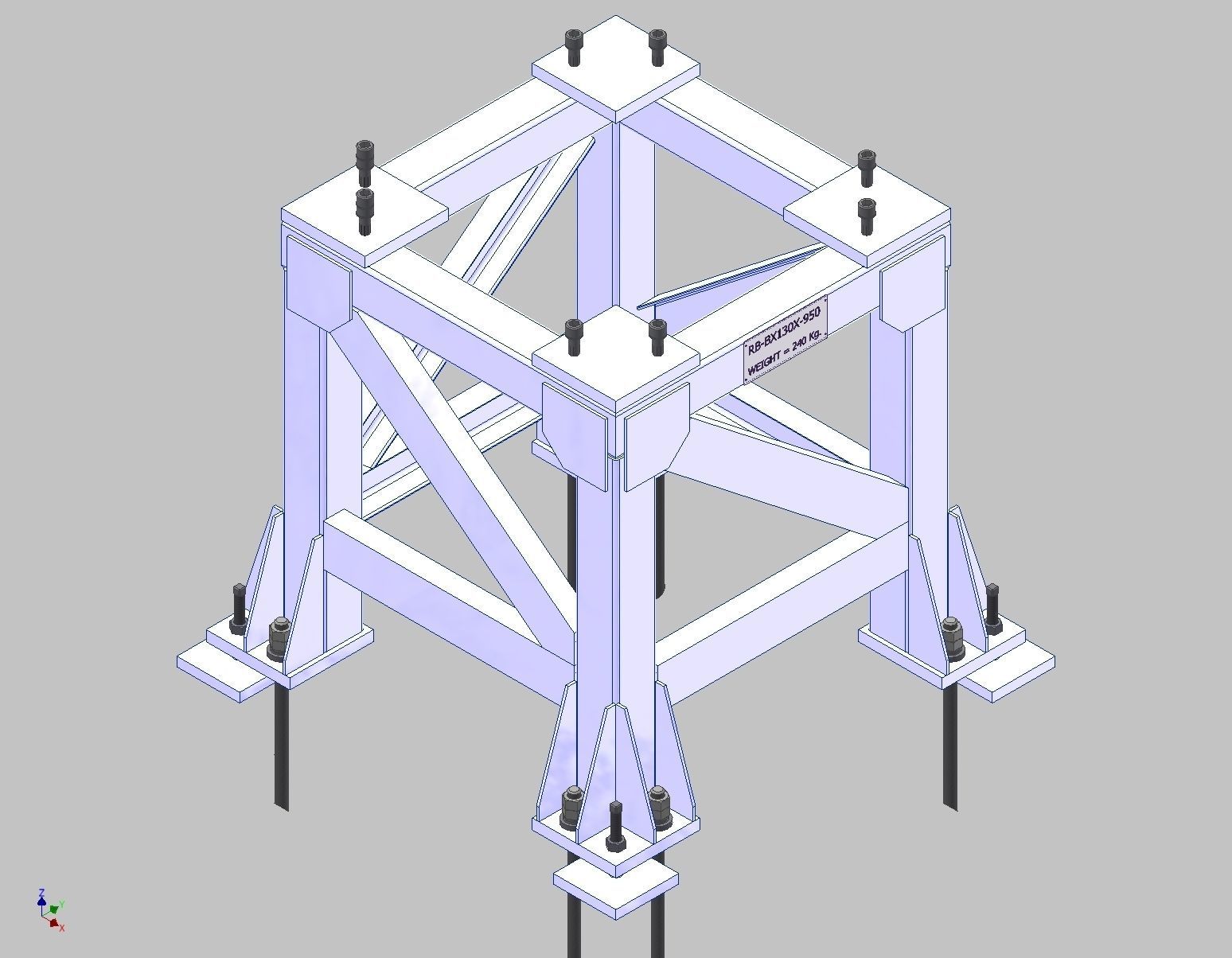 26373-ROBOT BASE BX130X-950 3D model_9