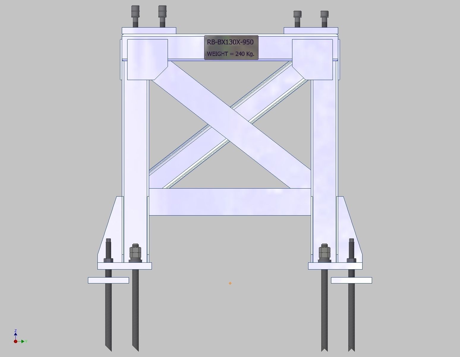 26373-ROBOT BASE BX130X-950 3D model_1