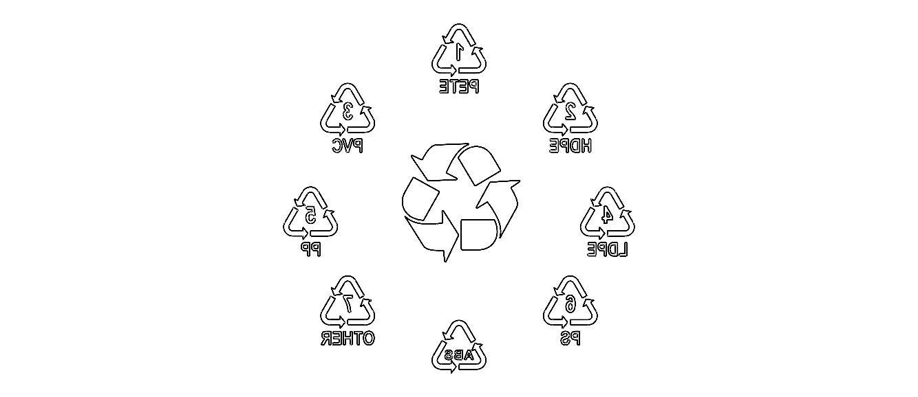 Plastic Recycling Symbols 3D model_39