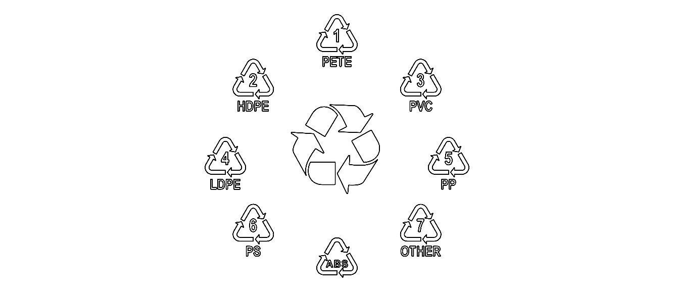 Plastic Recycling Symbols 3D model_15