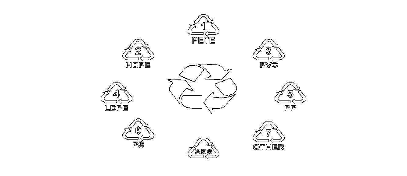 Plastic Recycling Symbols 3D model_20