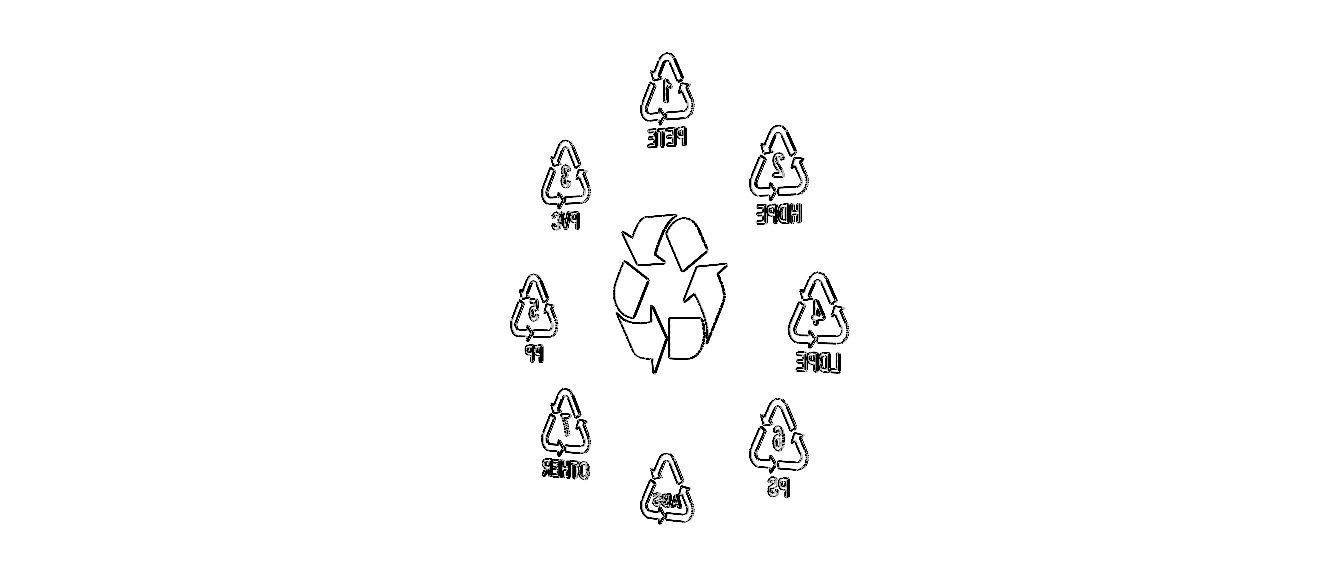 Plastic Recycling Symbols 3D model_35