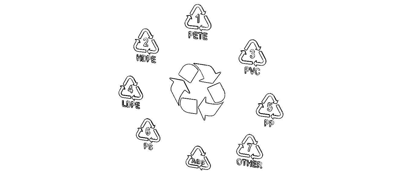 Plastic Recycling Symbols 3D model_3