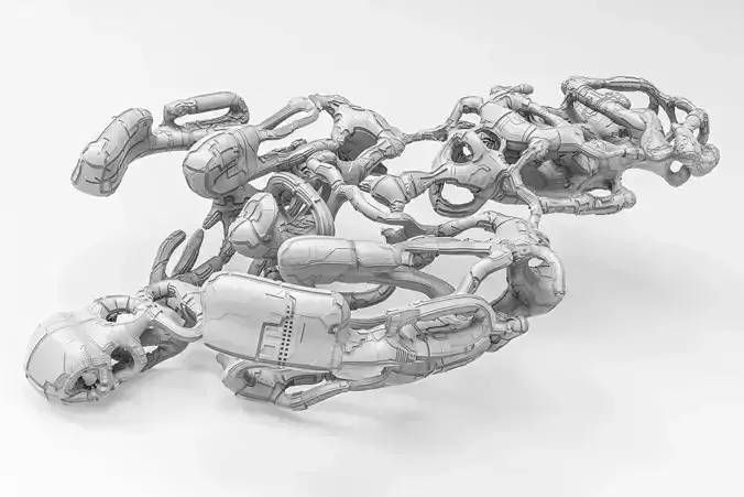 space equipment node 00212 3D model