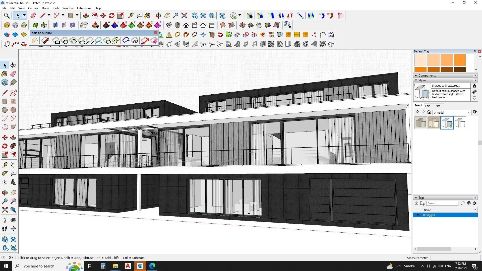 Casa Villa - Modern SketchUp 3D Model 3D model_1