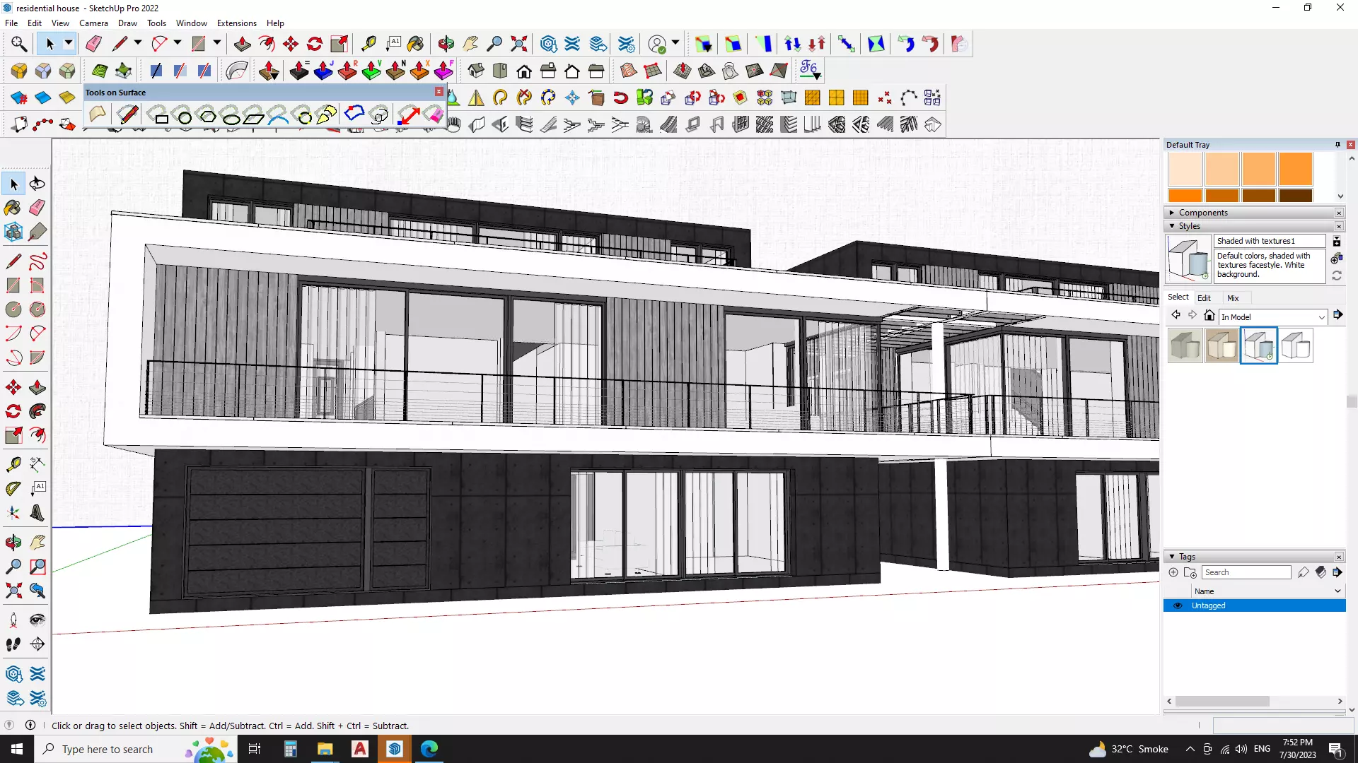 Casa Villa - Modern SketchUp 3D Model 3D model_0